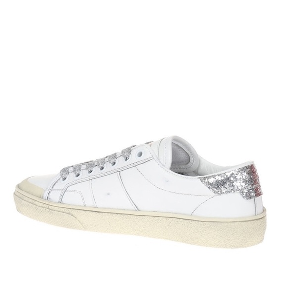 SAINT LAURENT COURT CLASSIC SL/37 SNEAKERS Size 37 - Picture 2 of 11